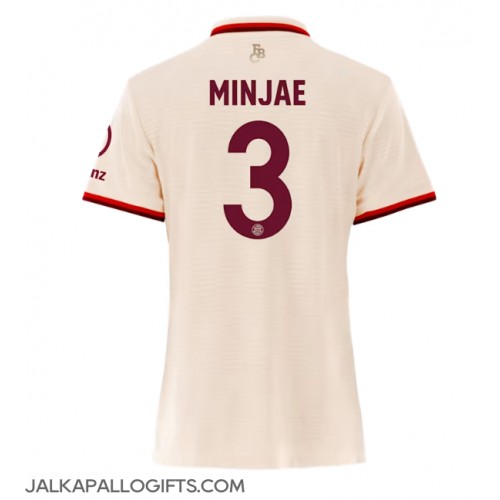 Bayern Munich Kim Min-jae #3 Kolmaspaita Naiset 2024-25 Lyhythihainen